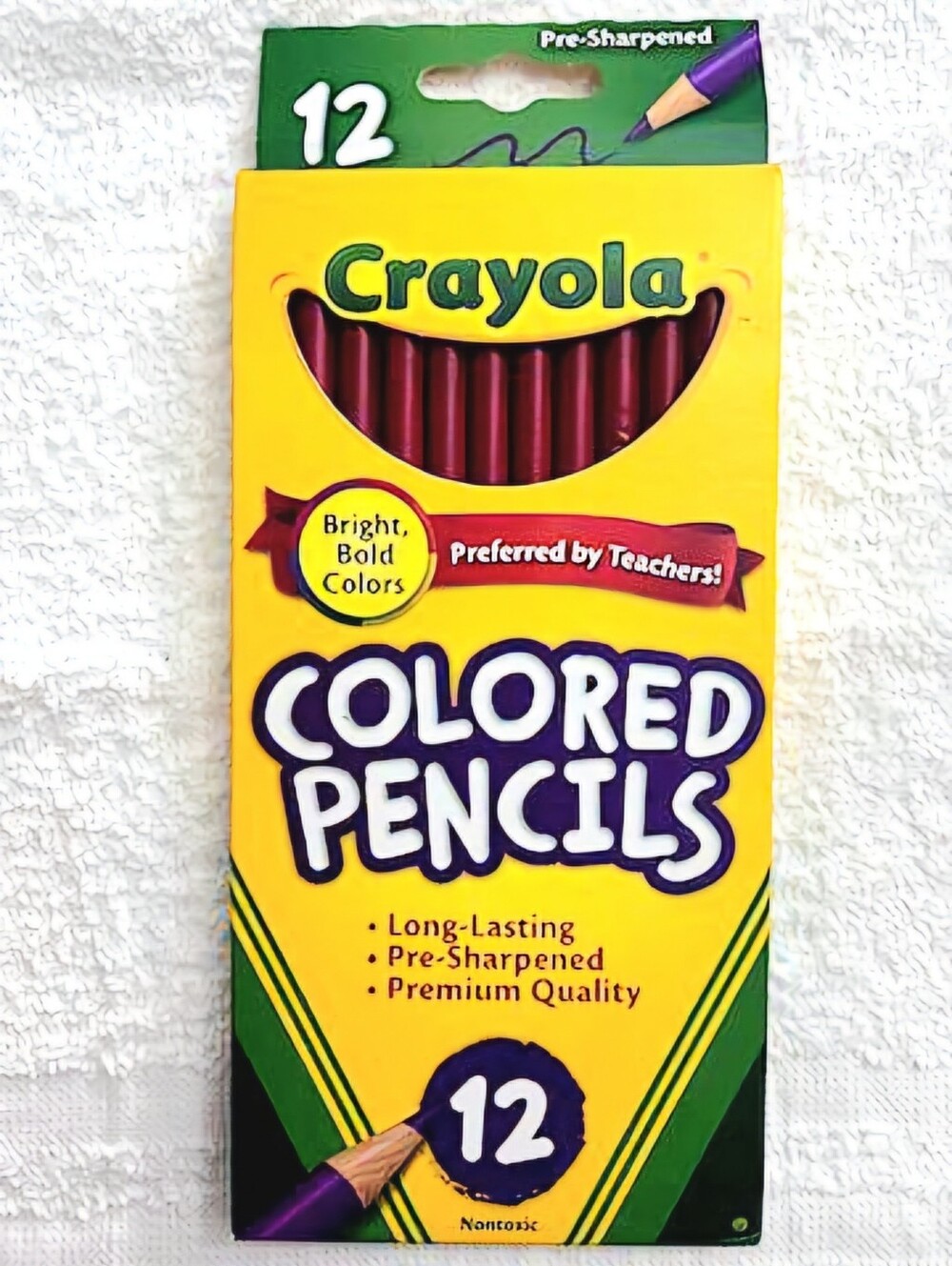 12ct Crayola Colored Pencils (Red) Single Color Bulk Lot